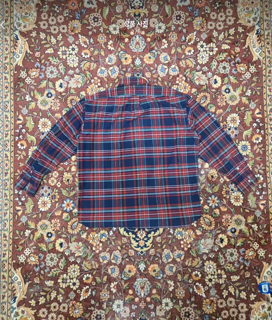 [M] 빈티지 폴로 랄프로렌 ‘The Big Shirt’ 빅 타탄 체크  상품이미지2