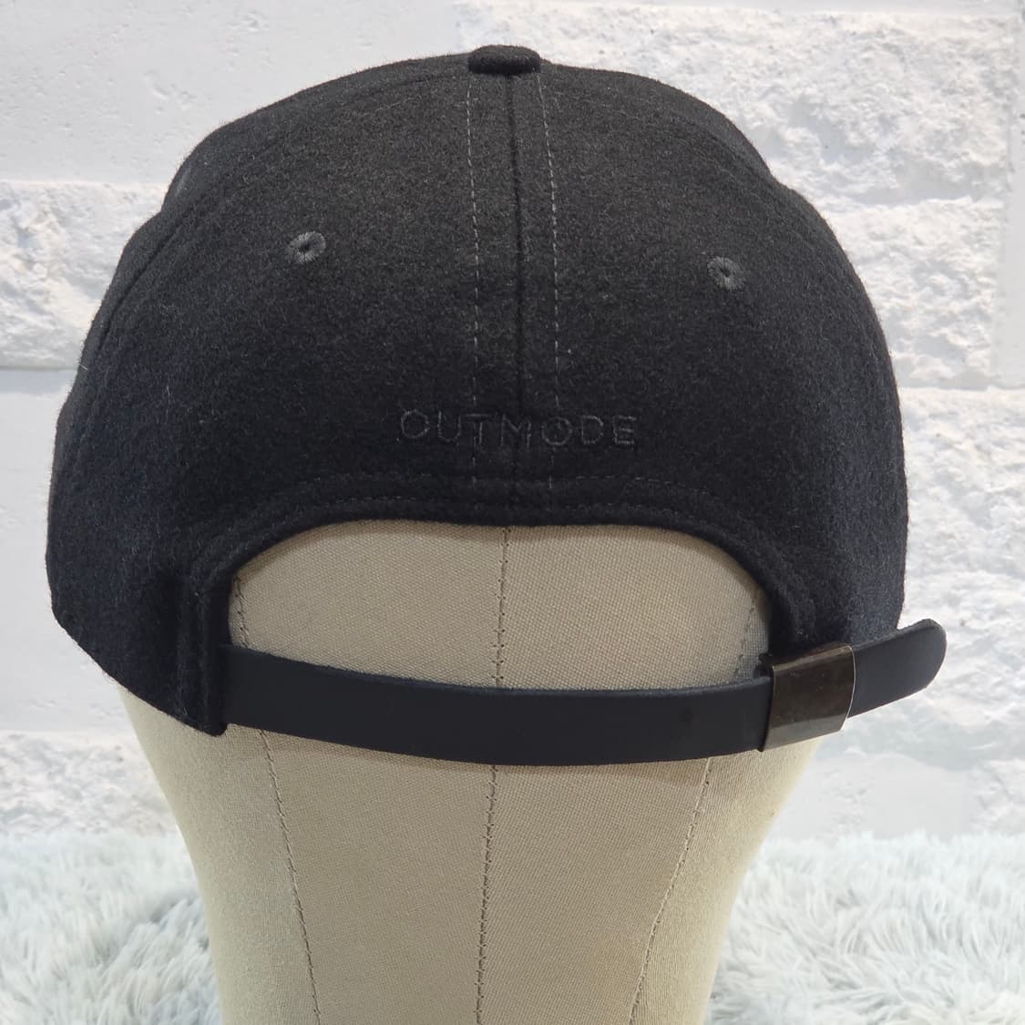 p1-5:에베츠필드플란넬x아웃모드 울 볼캡 블랙55-59cm희귀템 상품이미지3