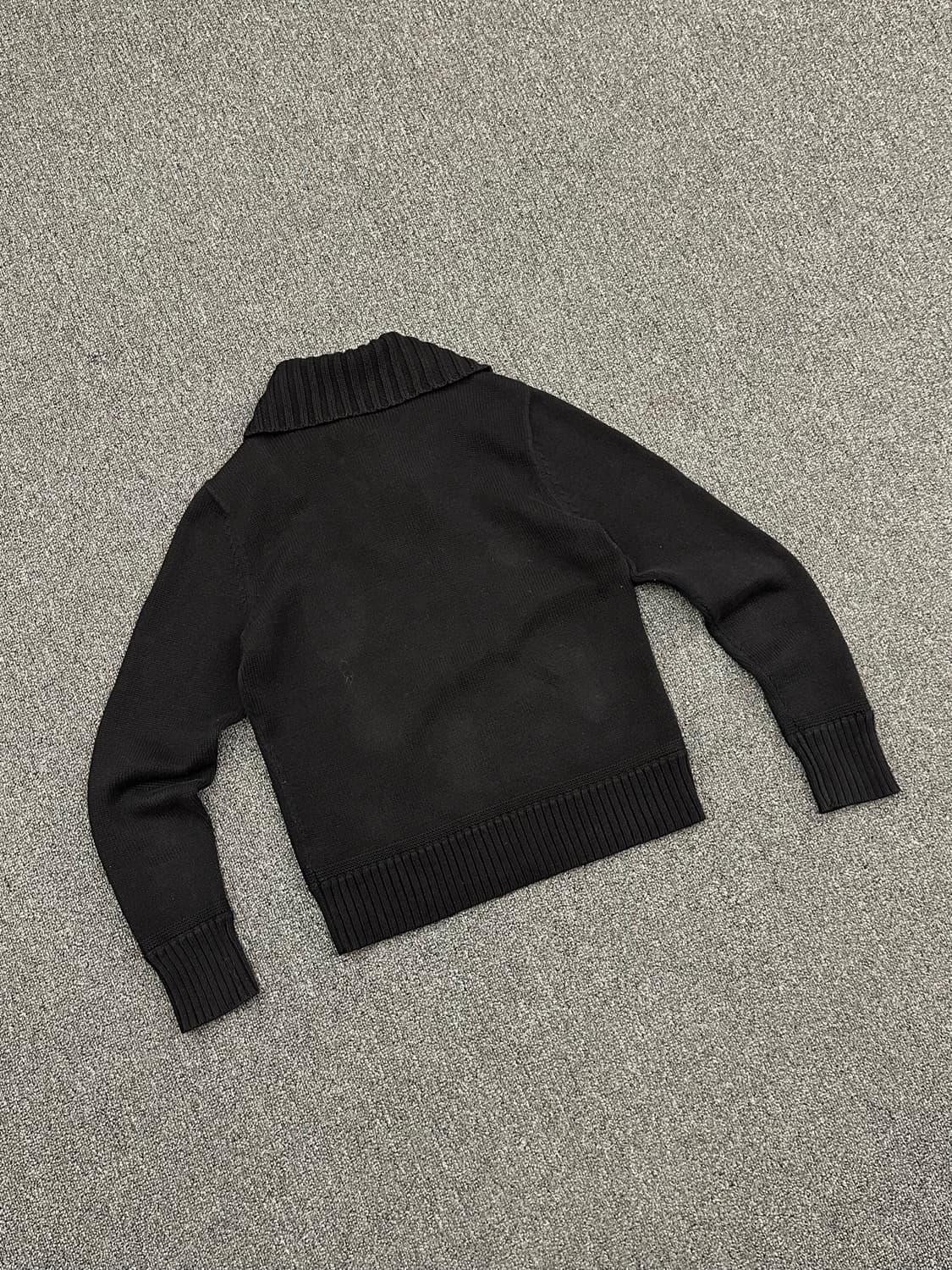 M)L.R.L 빈티지 넥버튼 여성 하이넥 니트 상품이미지2