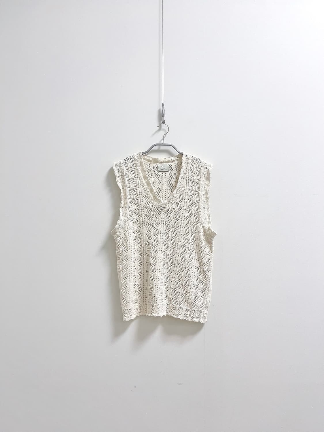 논로컬 크로셰 니트 베스트 상품이미지2