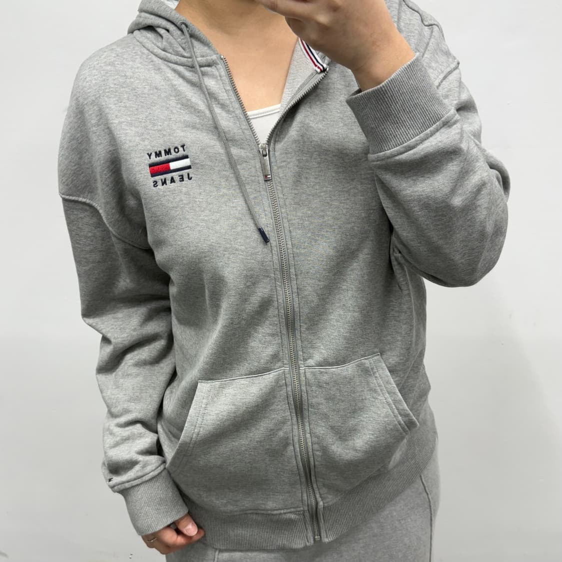 [M] 타미진스 그레이 후드집업 상품이미지2