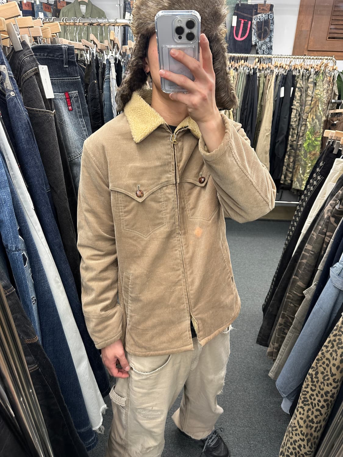 M) 슈가케인 셰르파 트러커 코듀로이 자켓 상품이미지3