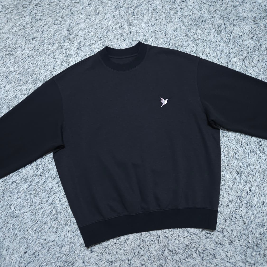 시스템옴므) M(105~) 남자 오버핏 스웨트셔츠 맨투맨 / 왕눈이샵 상품이미지2