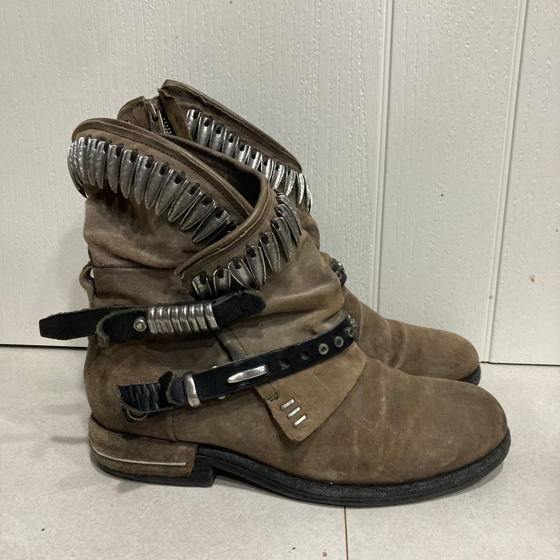 A.S.98 메탈 스트랩 웨스턴 부츠 상품이미지4