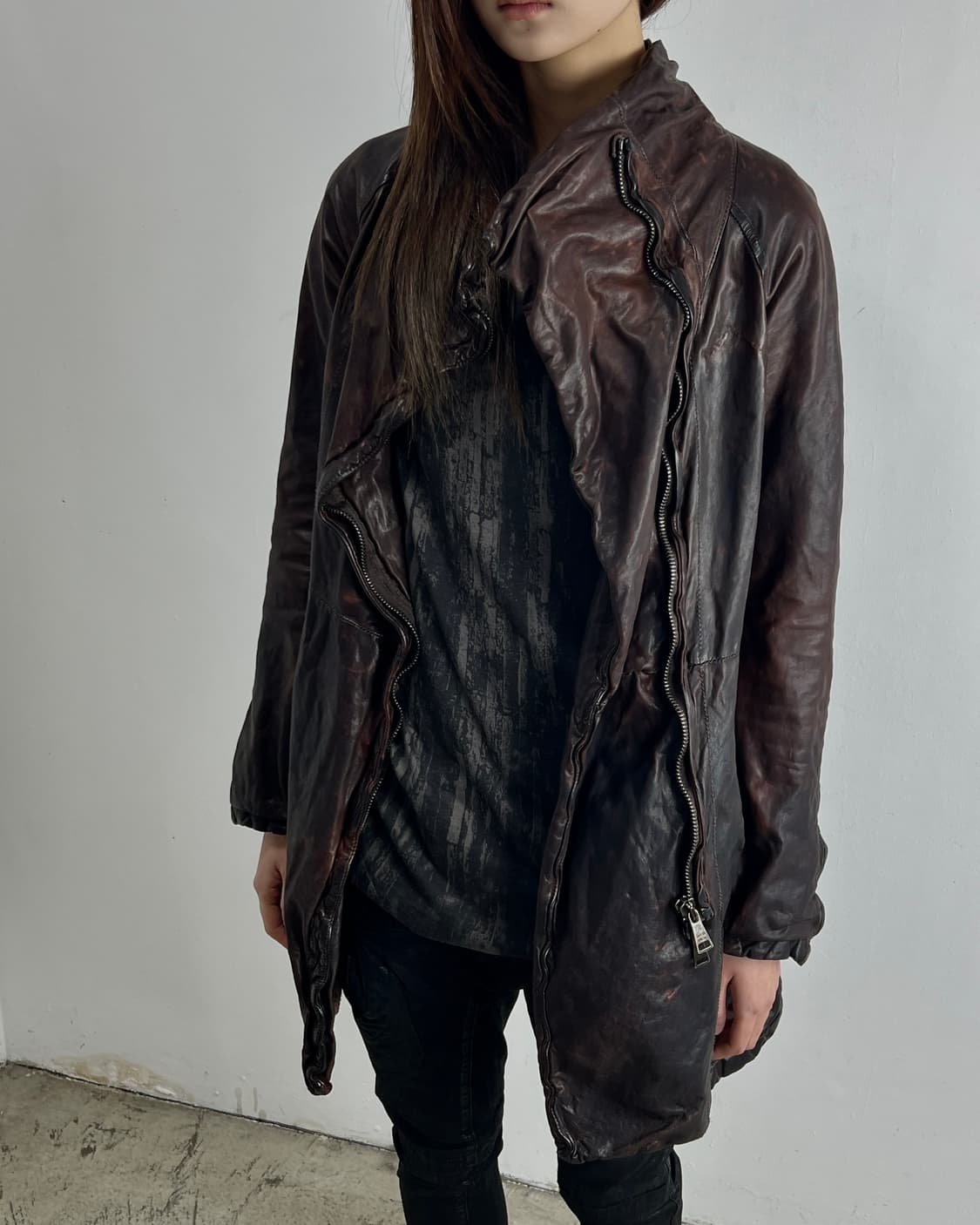 조르지오 브라토 (Giorgio Brato) 레더 자켓 상품이미지3