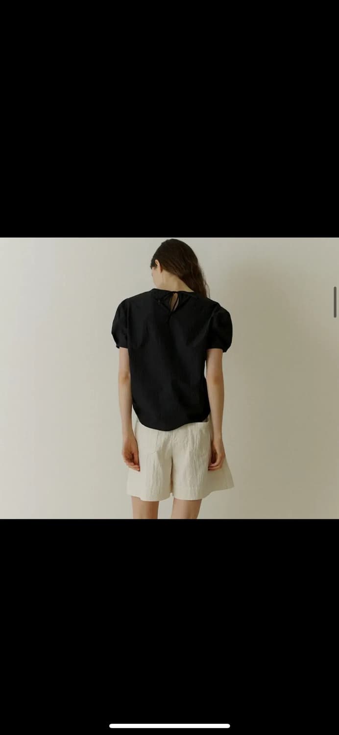 이슈넘버 2.99 ribbon top(블랙 스트라이프)블라우스 상품이미지3