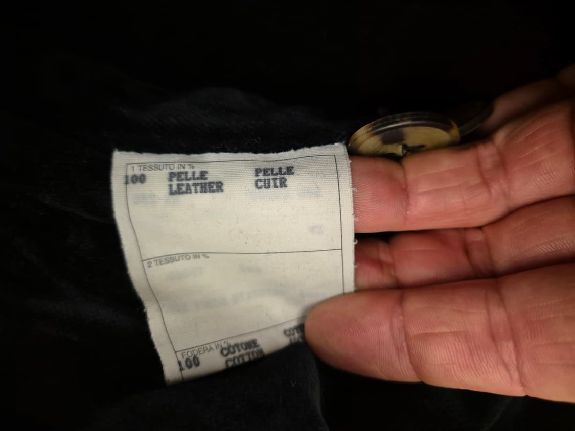 90s BALLY 숄카라 레더 코트 상품이미지10