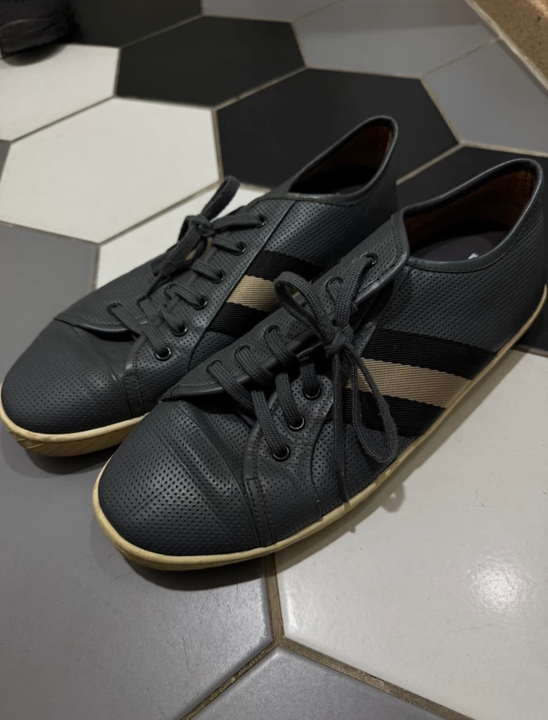 BALLY 남성 가죽 스니커즈 270 상품이미지1