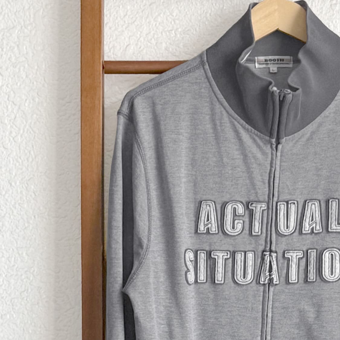 소프트 그레이 보아 집업 상품이미지2