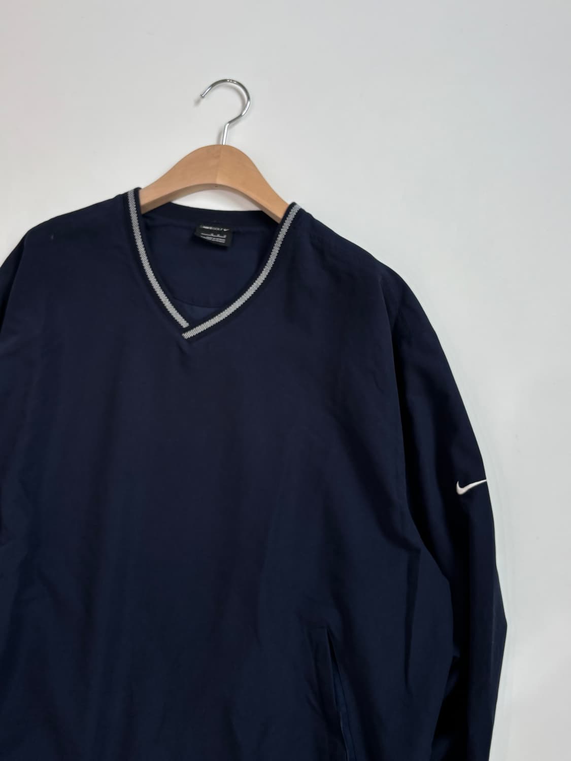 Nike 나이키 골프 암스우시 네이비 브이넥 웜업 상품이미지4