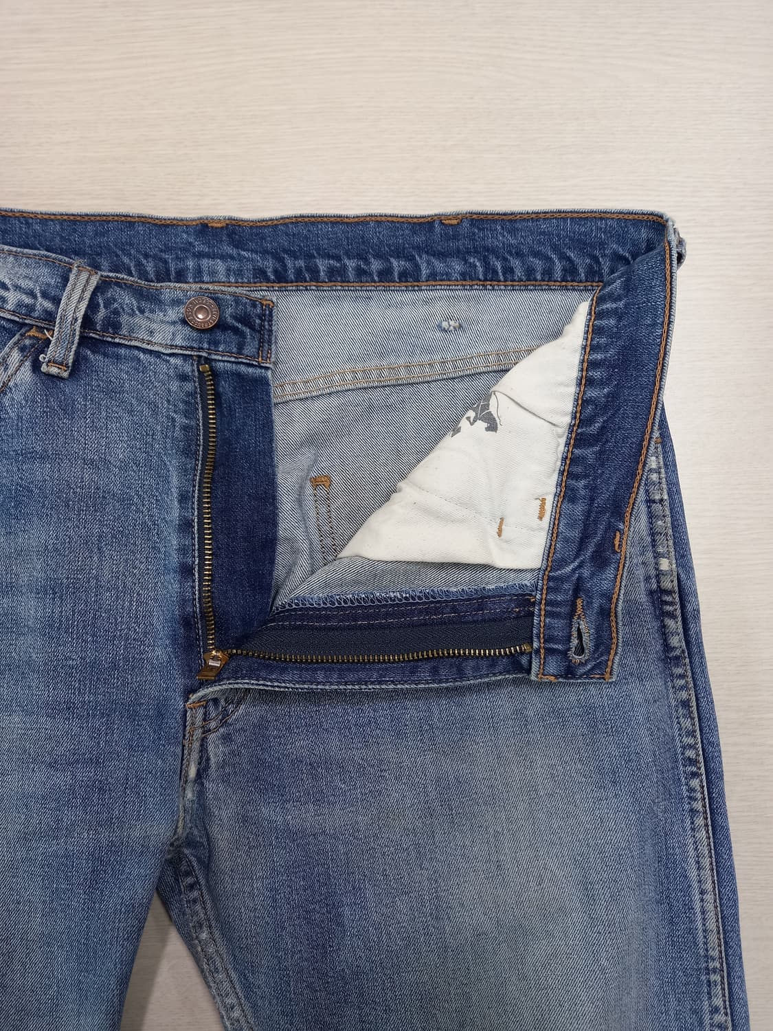 34 리바이스505C 오렌지탭 워싱 스판 슬림일자진 34-575 상품이미지7