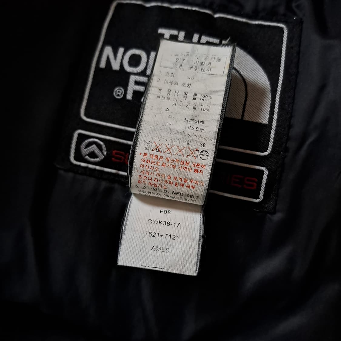 (택포) 노스페이스 퀀텀 850필 LTD 구스다운 블랙 M B709 상품이미지10