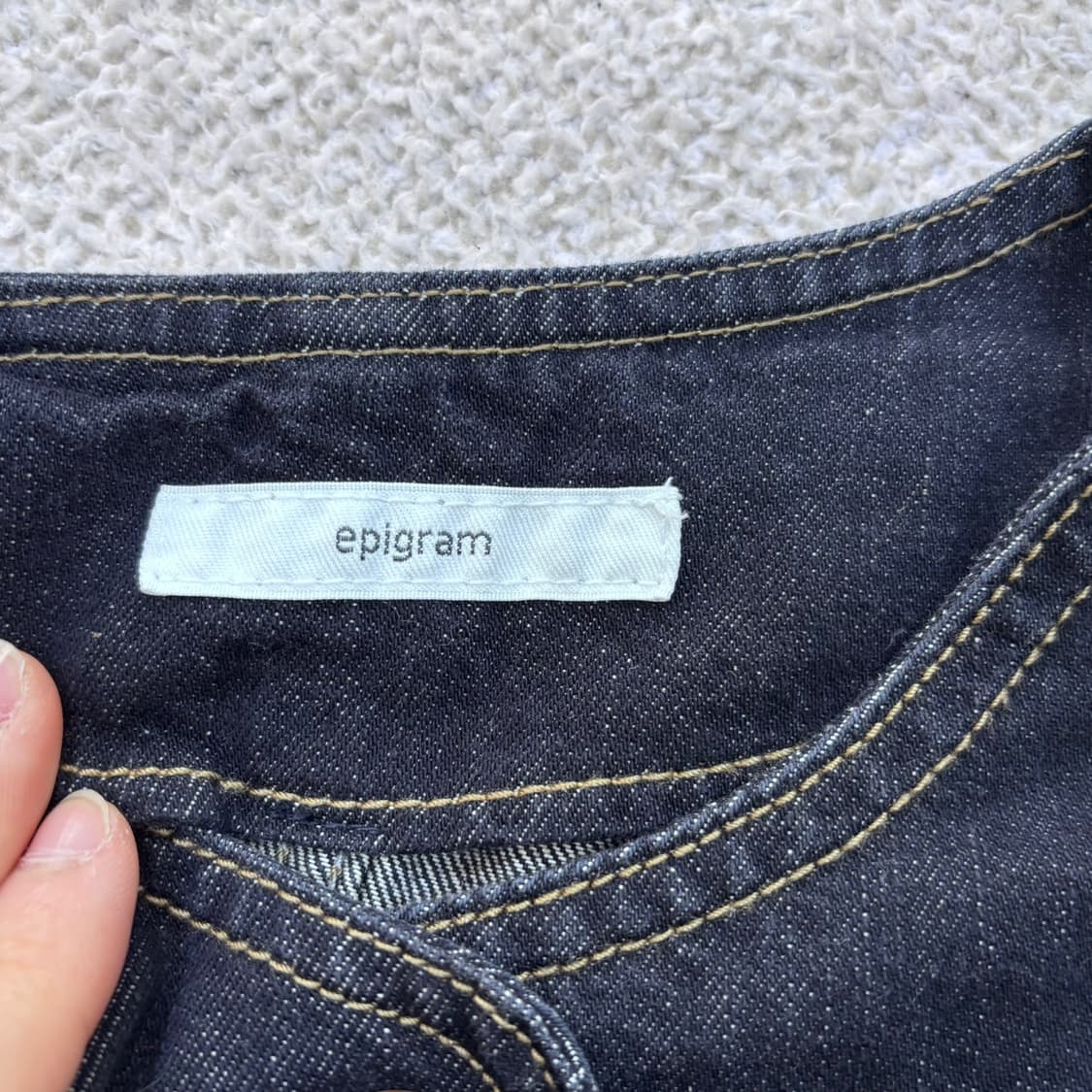 M 에피그램 다잉 데님 셔츠 자켓 0423E 상품이미지3