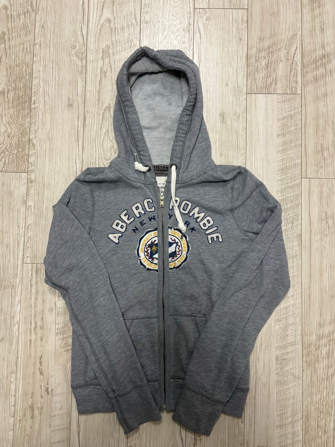아베크롬비 딱붙핏 후드집업 그레이 m 상품이미지1