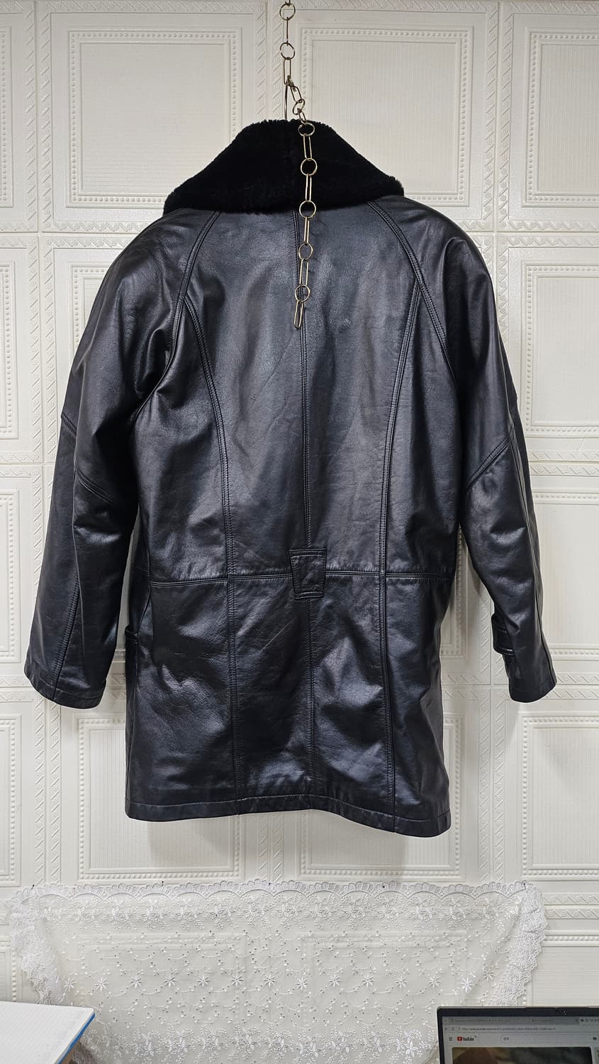 양털 무스탕 남성 가죽 코트 상품이미지4