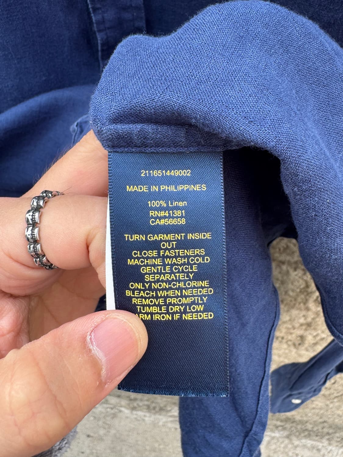 폴로랄프로렌 린넨 셔츠  상품이미지5