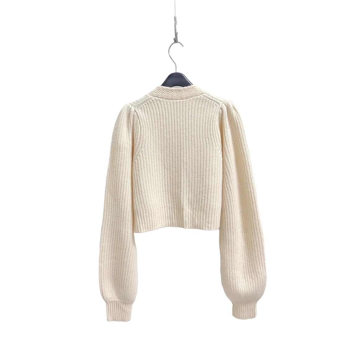 LOVE SHACK FANCY 크림 크롭 울 캐시미어 가디건 상품이미지5