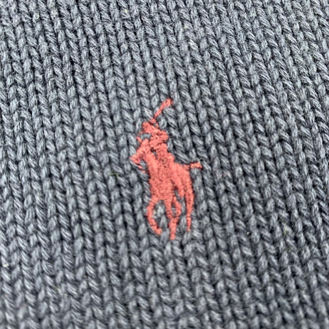 90s 폴로 랄프로렌 포니로고 코튼 가디건 네이비 상품이미지3