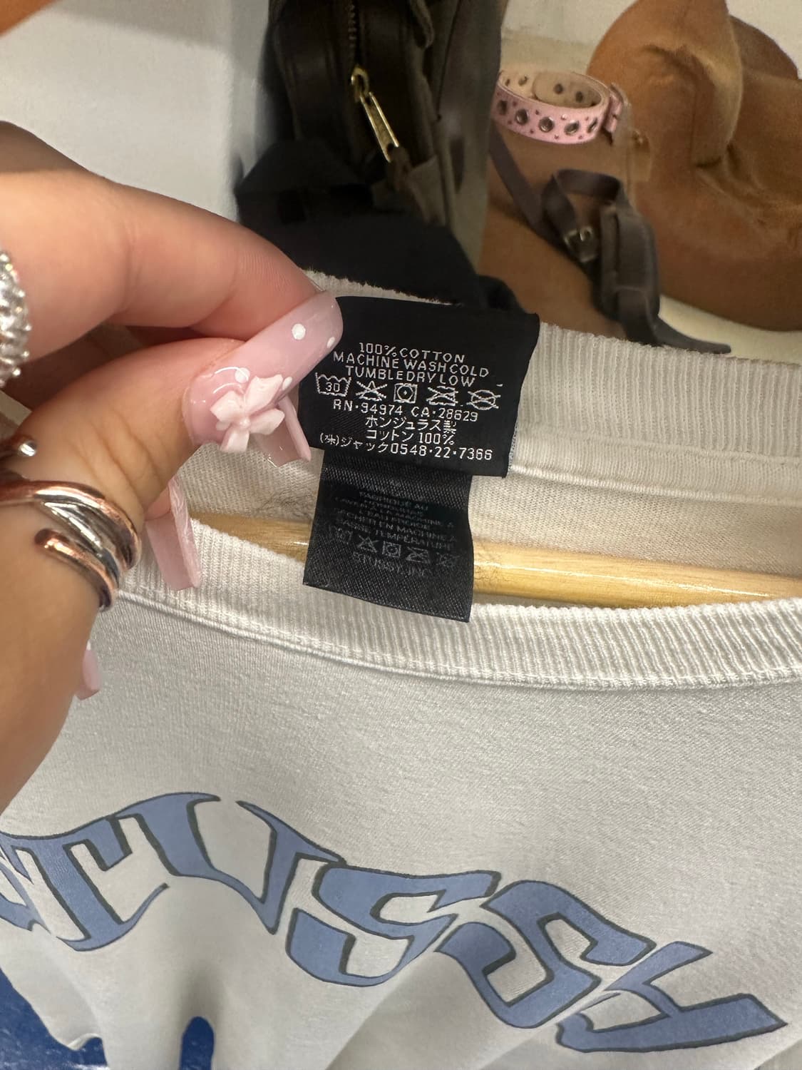 Stussy 스투시 아치로고 반팔티 상품이미지5