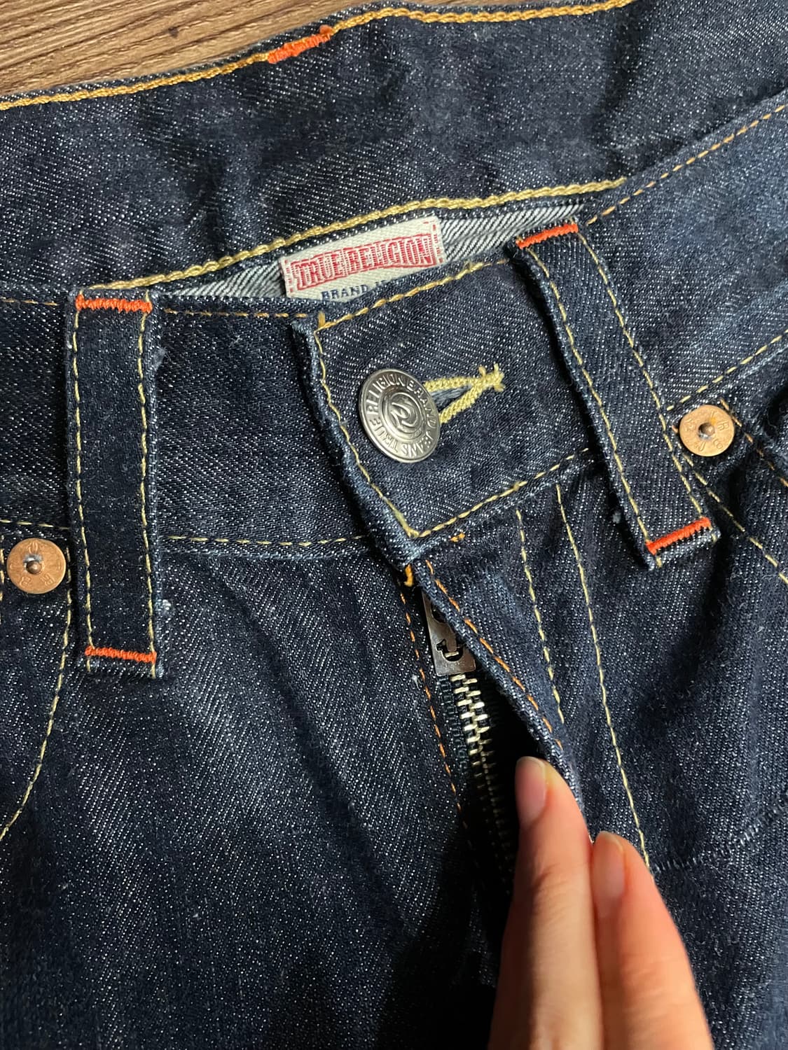 트루릴리전 월드투어 부츠컷 데님 팬츠 상품이미지5