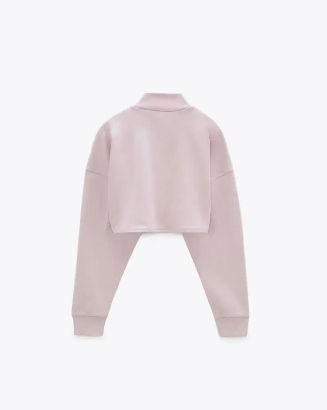 zara 자라 코튼 져지 집업 쿨라벤더 페일제이드 클리시어 상품이미지2