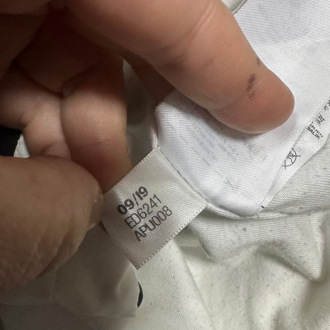 ✨ (바배) 아디다스 오리지널스 오레오 흰검 배색 바람막이 상품이미지5