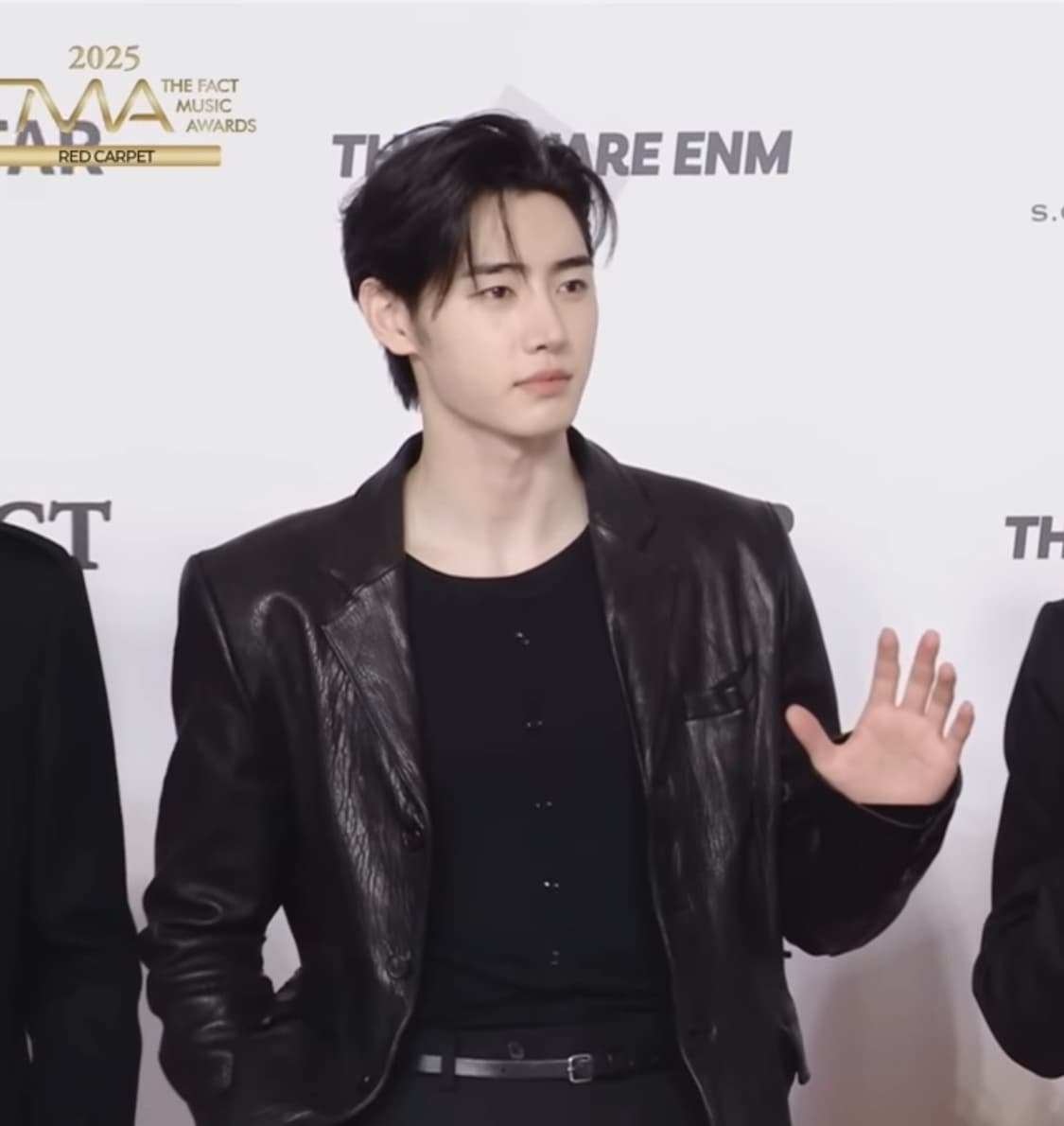 [L] 렉토 크링클 레더 가죽 싱글 블레이저 자켓 상품이미지4