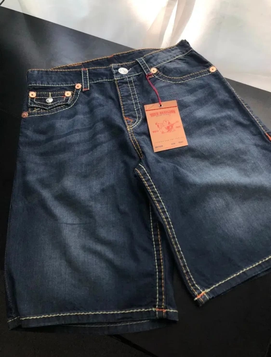 [새상품] 트루릴리젼 서프 진청 데님팬츠 34 상품이미지3