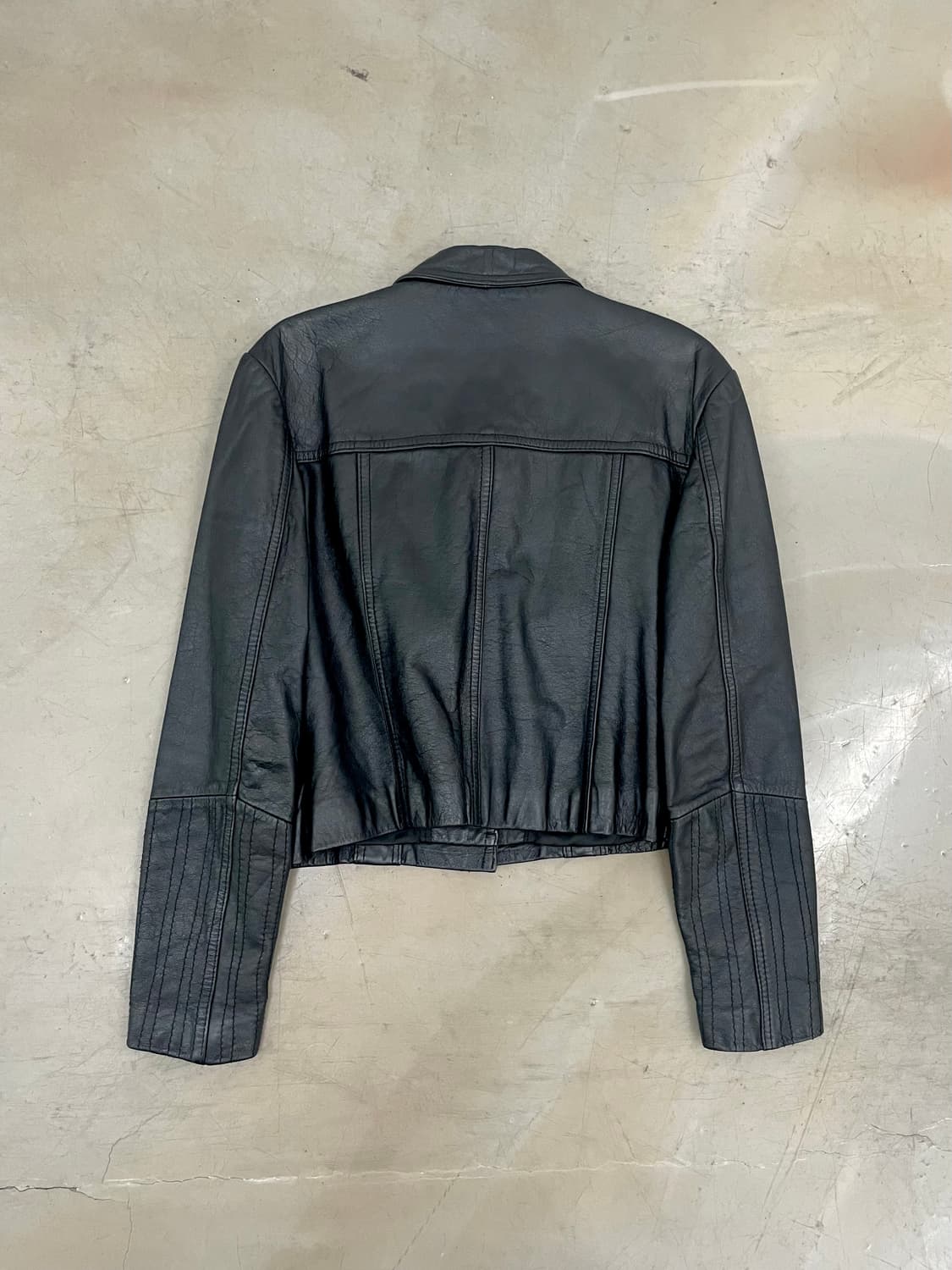  belt details sheepskin leather jacket 상품이미지2