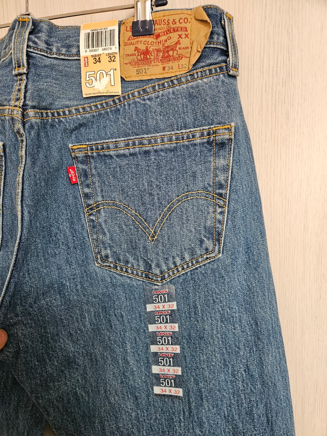 00s 데드스탁 levis 501 34x32 중청 리바이스 상품이미지3