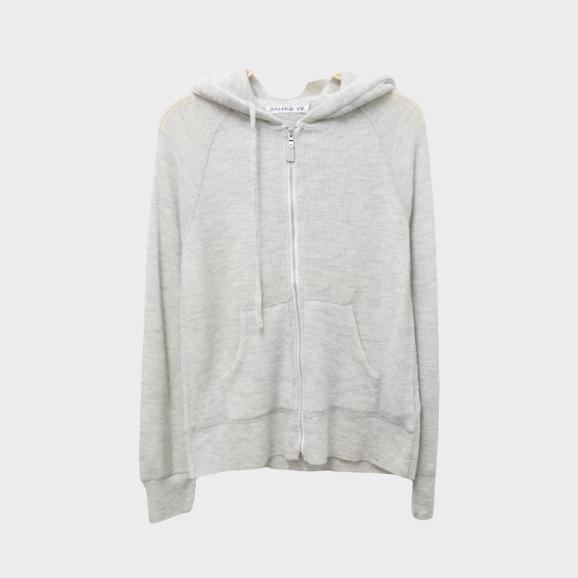 GALERIE VIE 와플 캐시미어 후드 집업 61709 상품이미지1