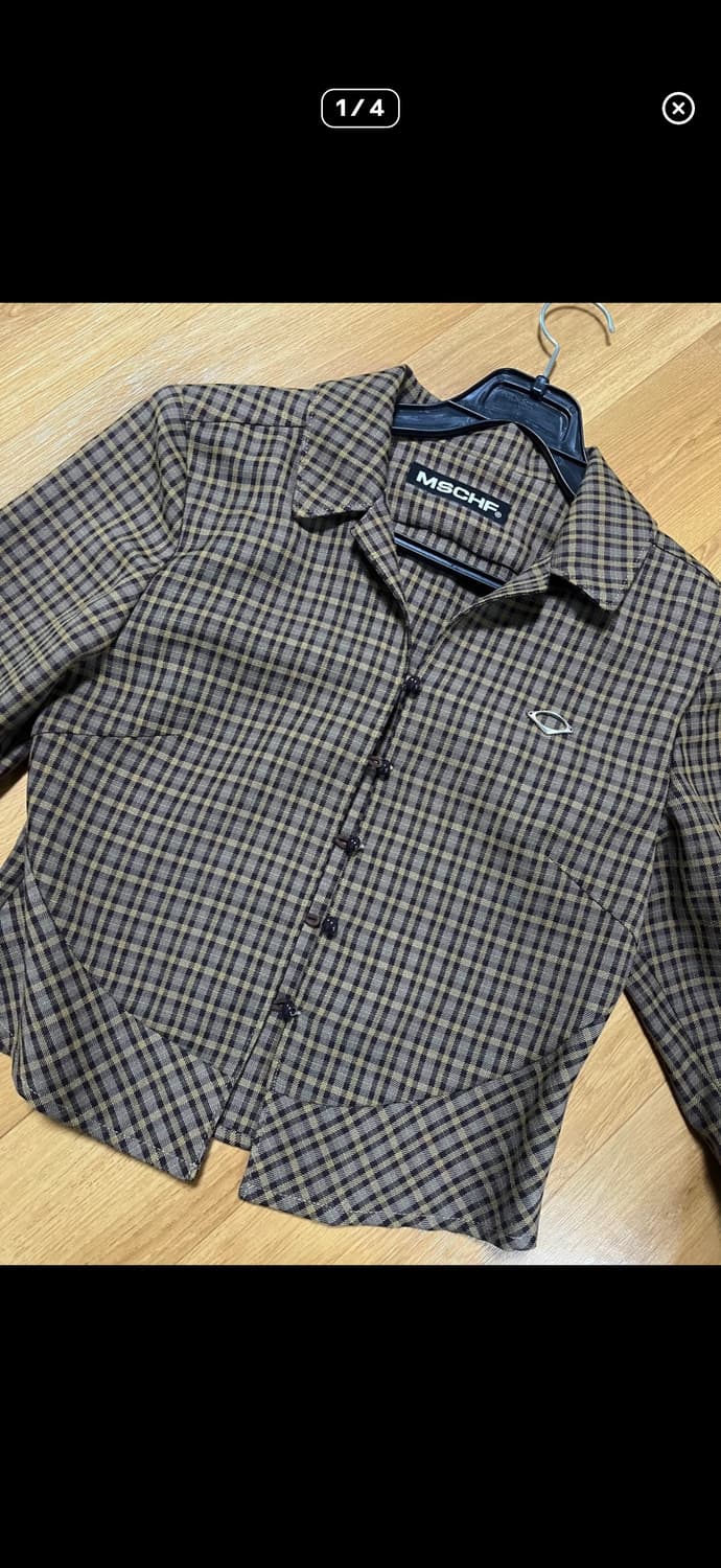 미스치프 체크셔츠 상품이미지4