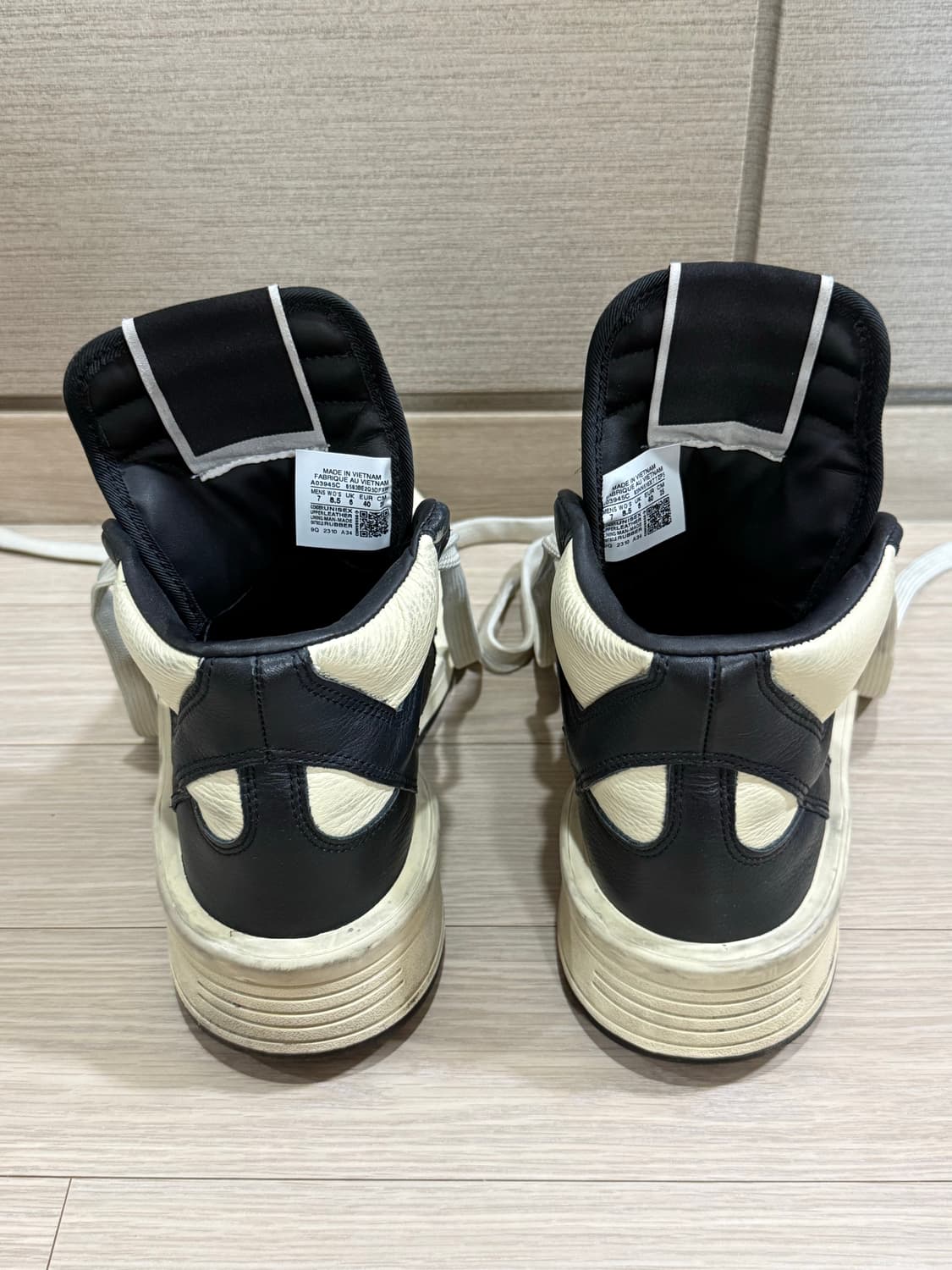 릭오웬스 터보웨폰 250 us7 45만원 상품이미지5