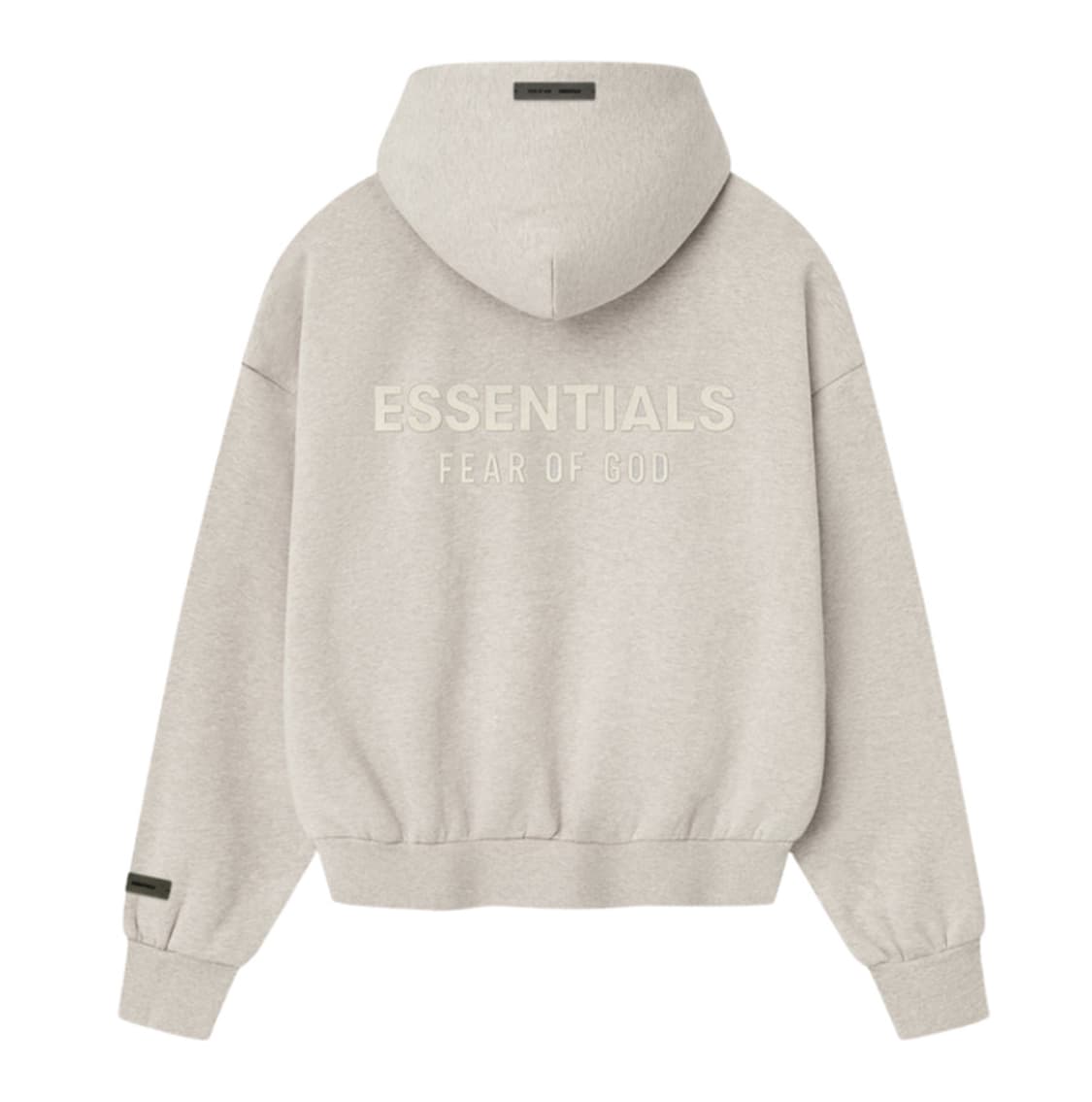 [새상품] 에센셜 클래식 플리스 후드집업 헤더 스톤  S 상품이미지1