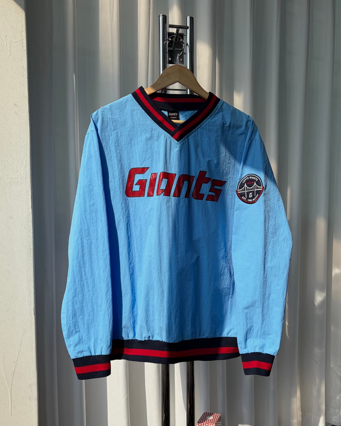 [2XL]롯데 자이언츠 바다 웜업 바람막이 상품이미지3