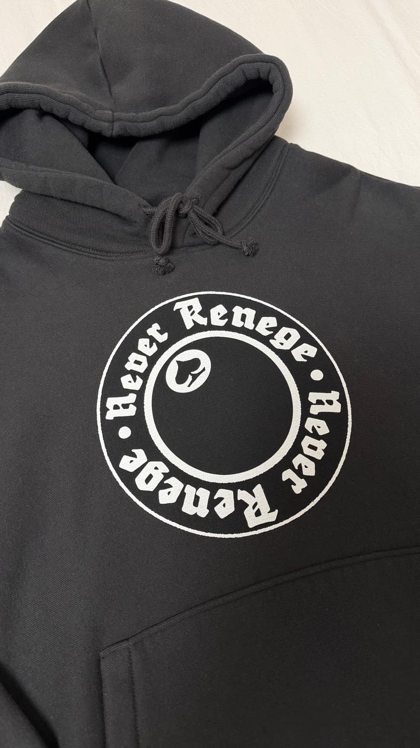 스투시 x 데님 티어스 그래픽 후드 블랙 M사이즈 상품이미지3