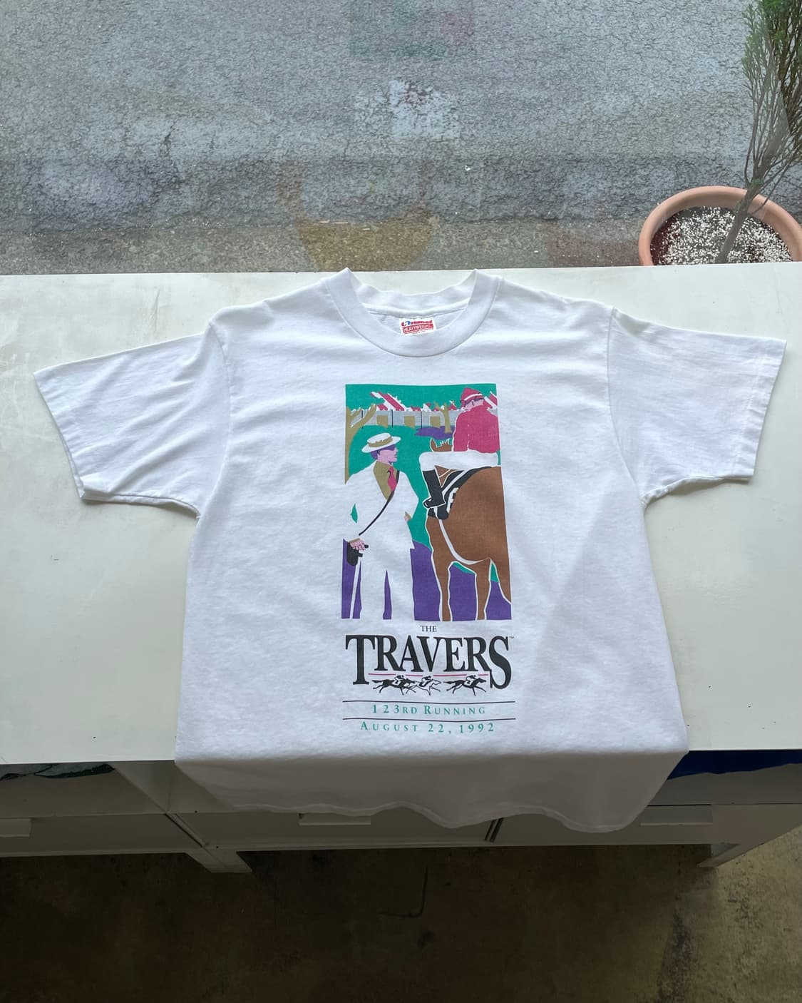 90‘s USA “The Travers” T-shirt M 상품이미지3