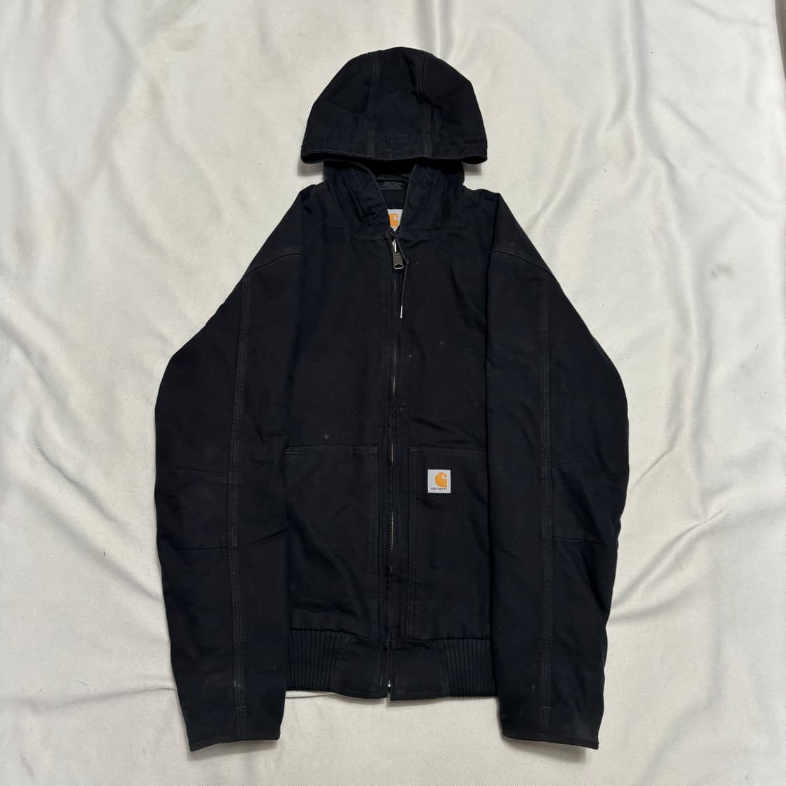 M 칼하트 블랙 후드 워크 자켓 상품이미지2