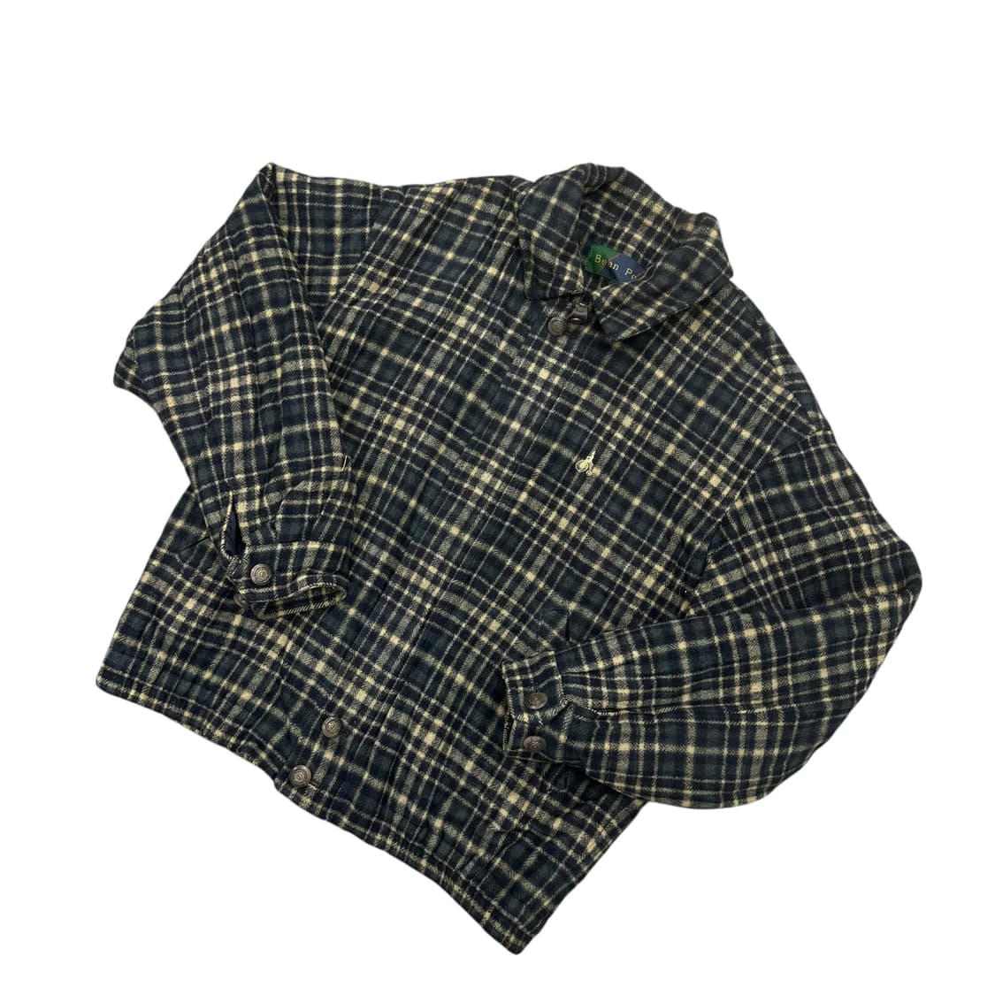 빈폴 누빔 체크 블루종 상품이미지3