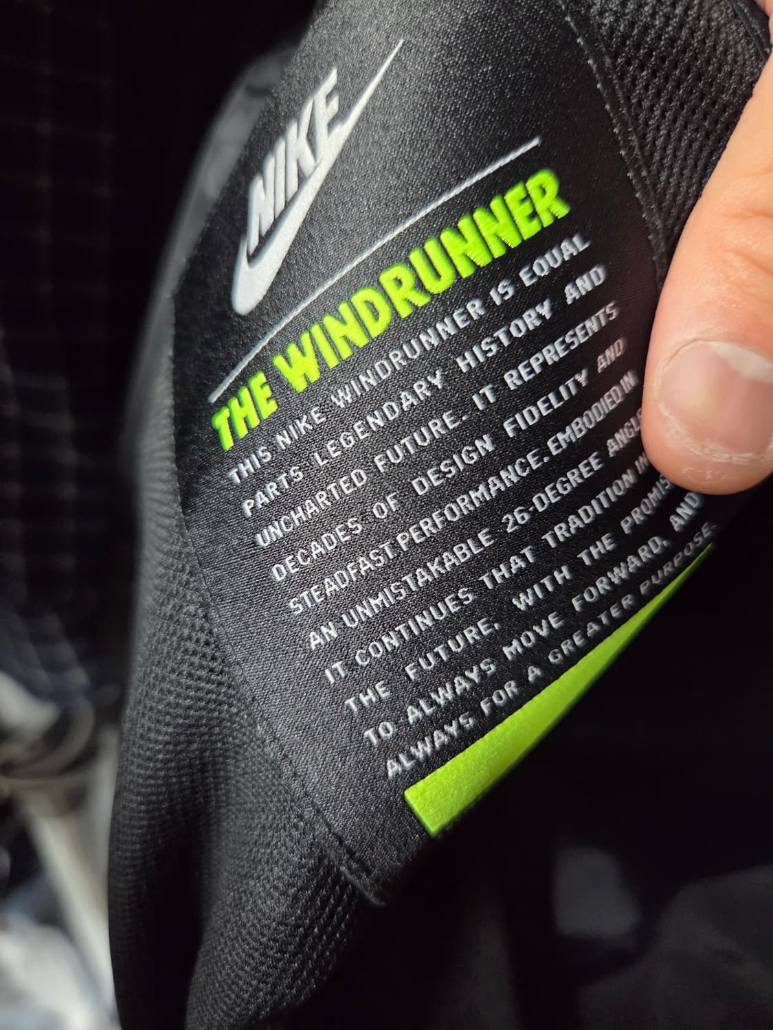 나이키 윈드러너 블랙 자켓 3XL 상품이미지3