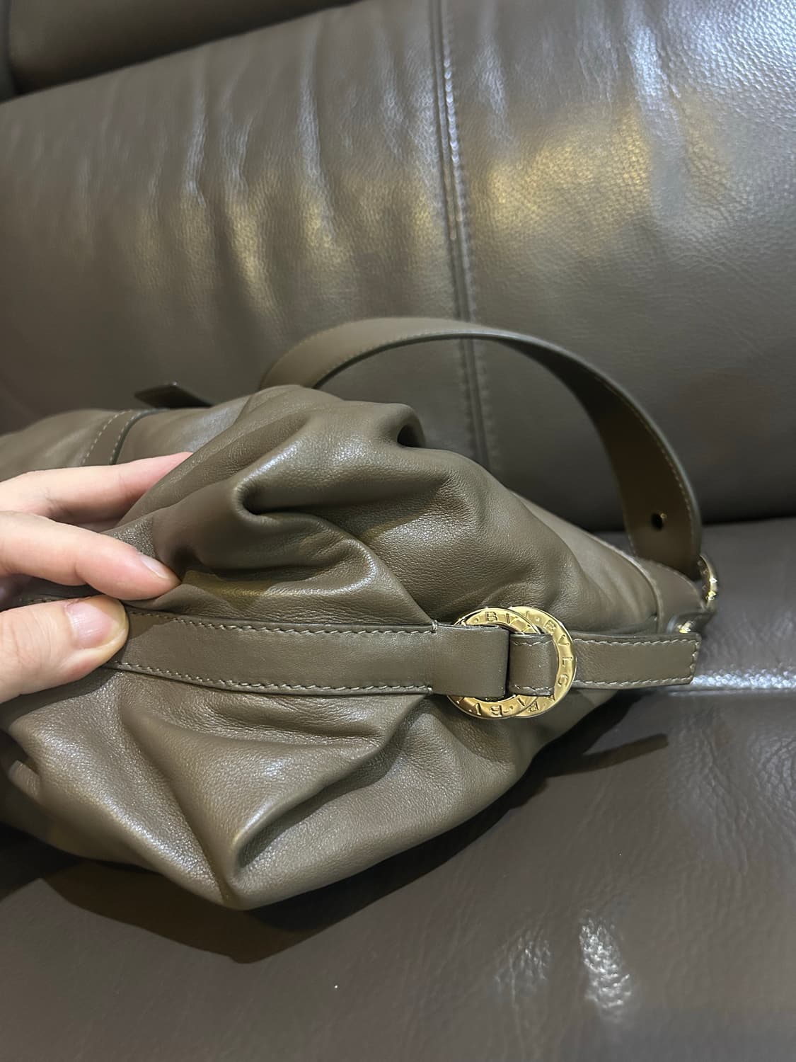 명품 불가리 정품 찬드라 비제로원 레더 숄더백 핸드백 가방 상품이미지6