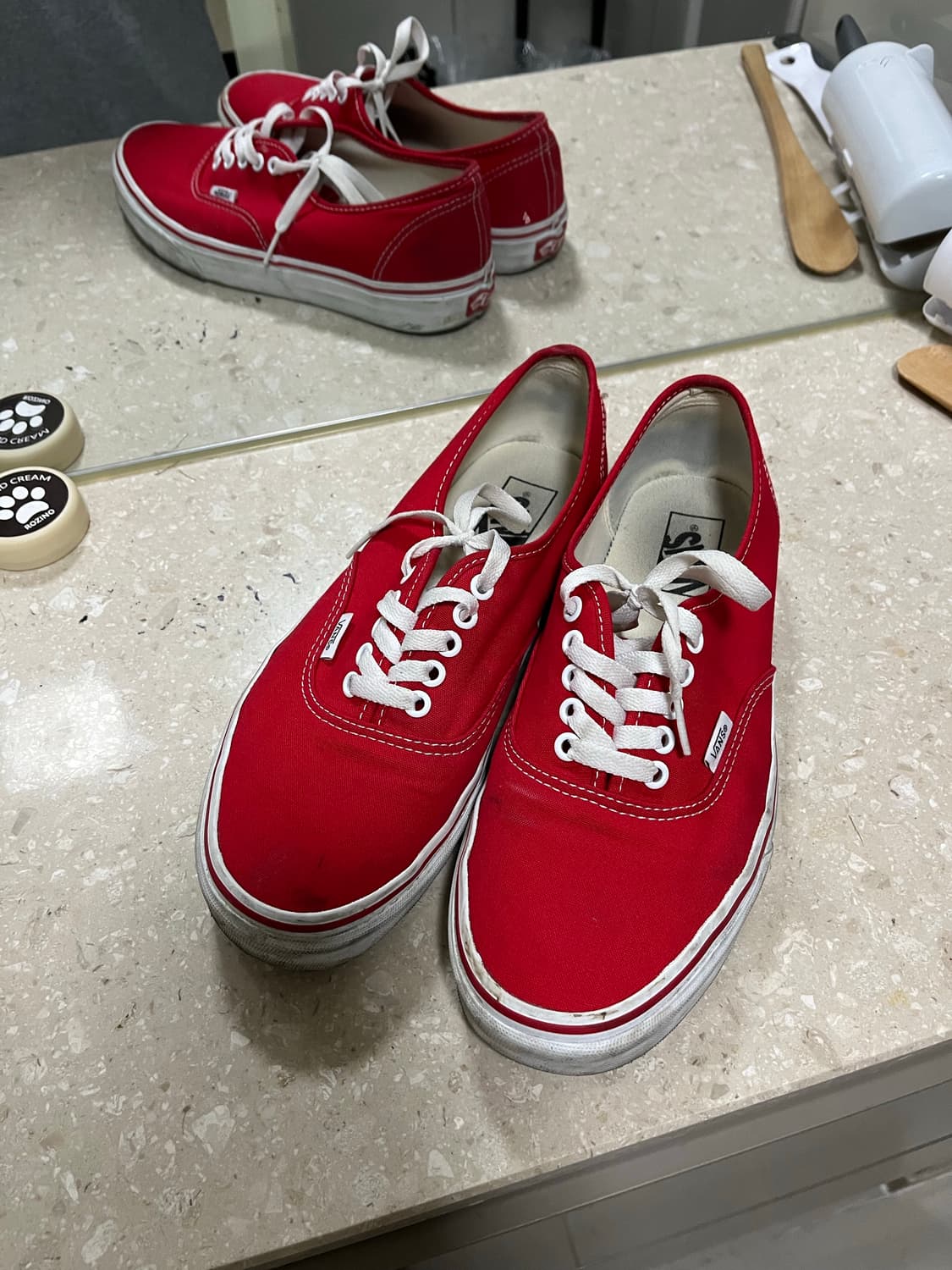 반스 어센틱 레드 스니커즈 275 상품이미지1