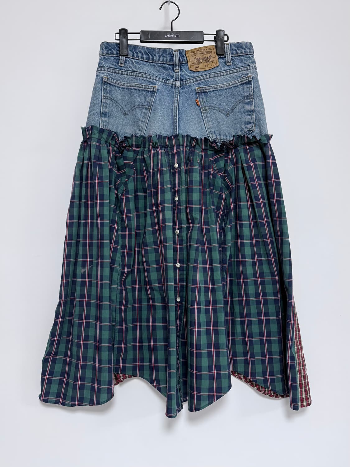 일본 빈티지 리메이크 스커트 상품이미지4