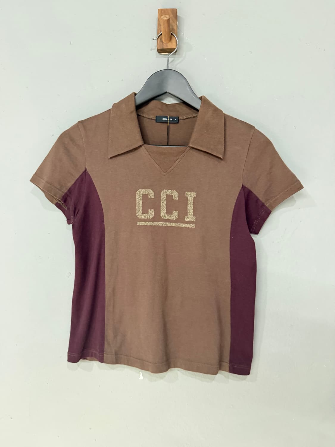 Comme Ca Ism color mix collar top 상품이미지5