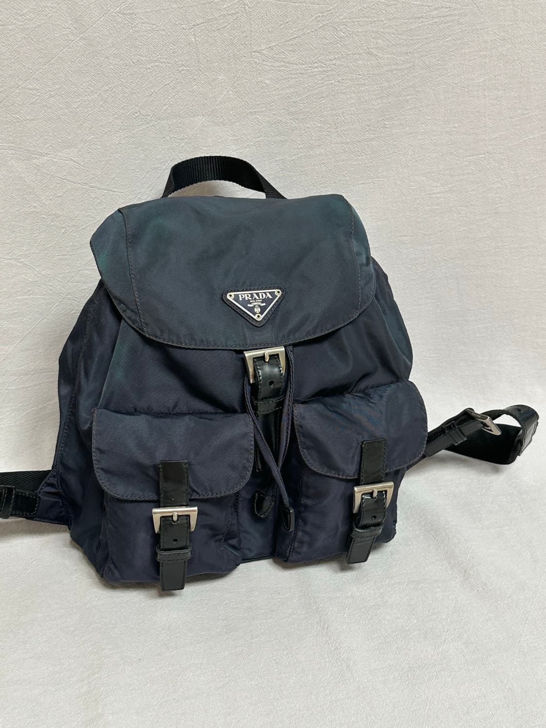 프라다 투포켓 나일론 포코노 백팩 스몰 네이비 상품이미지6