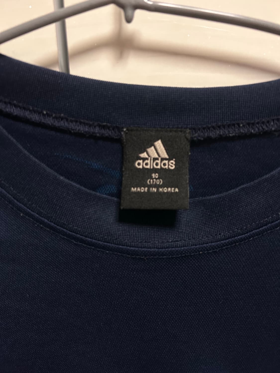 아디다스 네이비 반팔 티셔츠 (실측 110) 상품이미지2