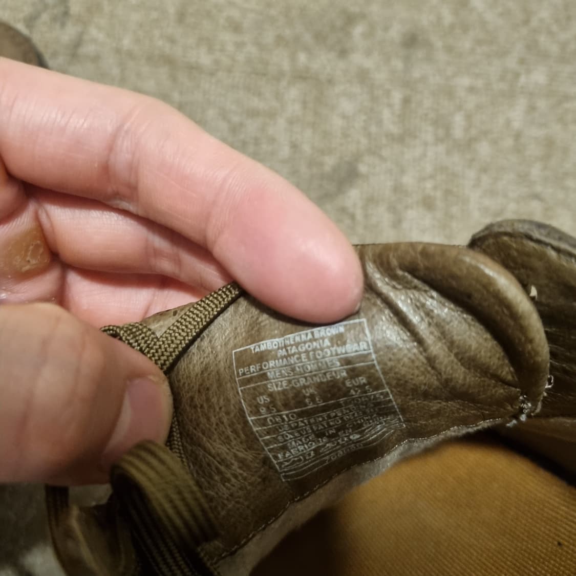 파타고니아 누벅 슈즈 42.5 상품이미지2