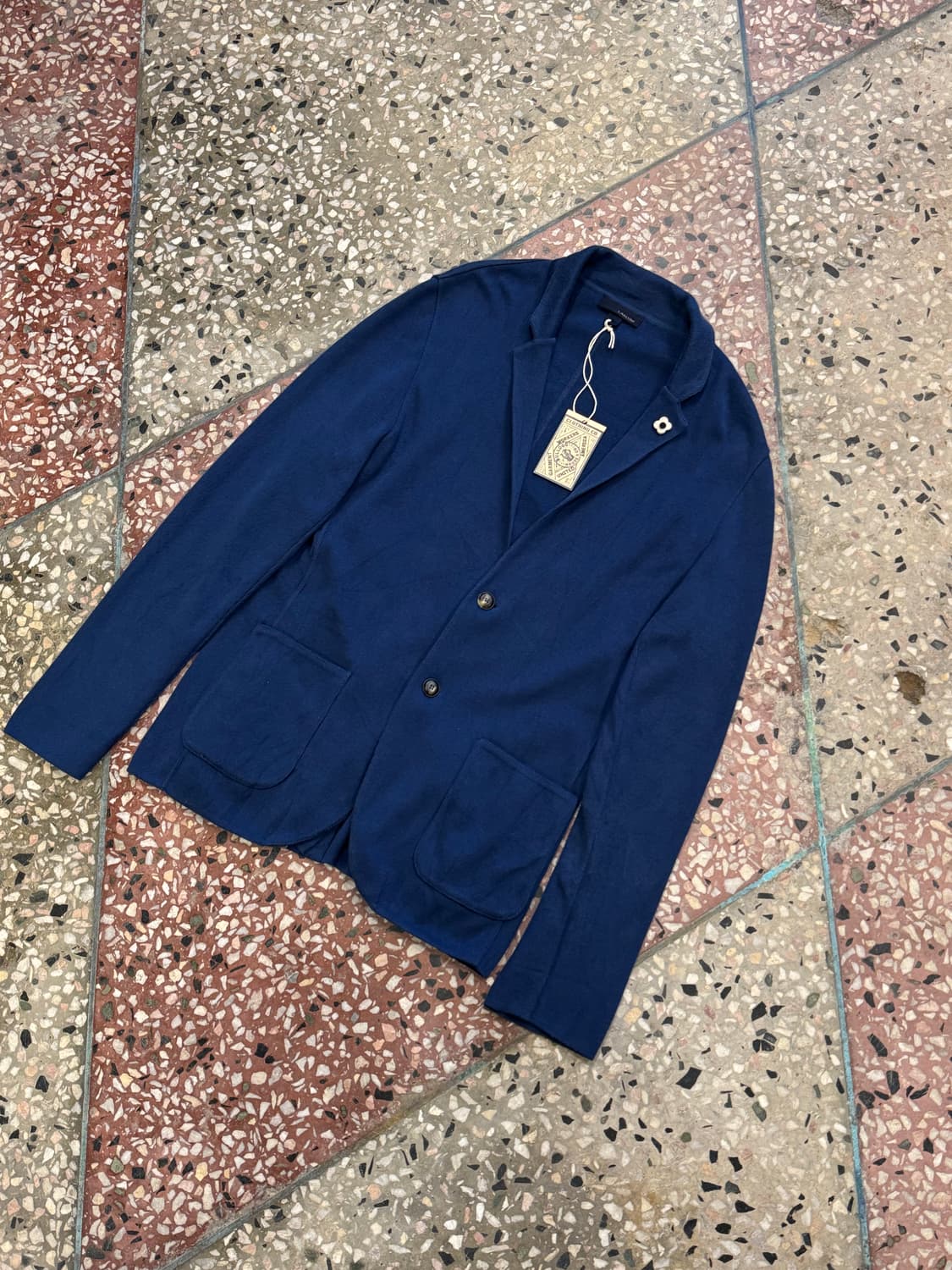 라르디니(Lardini) 코튼 가디건 자켓 (L) 상품이미지2
