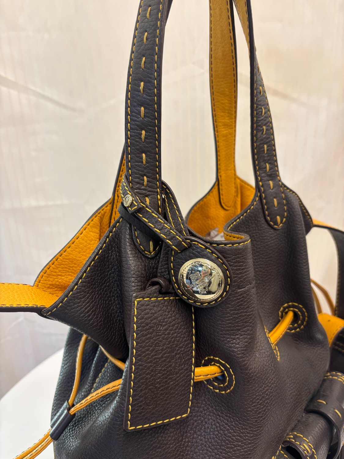 정품 란셀 복조리 숄더 크로스백     상품이미지5