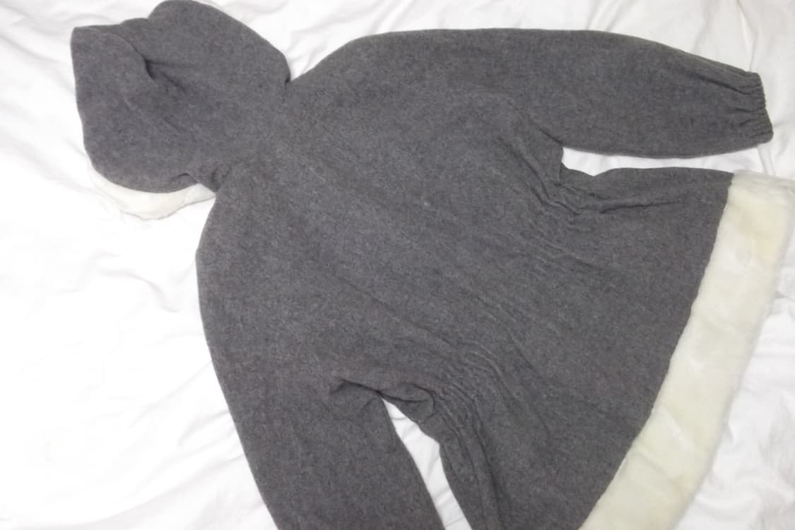 일본 빈티지 갸루 히메갸루 고스로리 모리걸 후드 퍼 코트 자켓 일브 로걀 상품이미지2